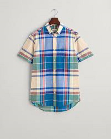 GANT Reg Indian Madras SS Shirt